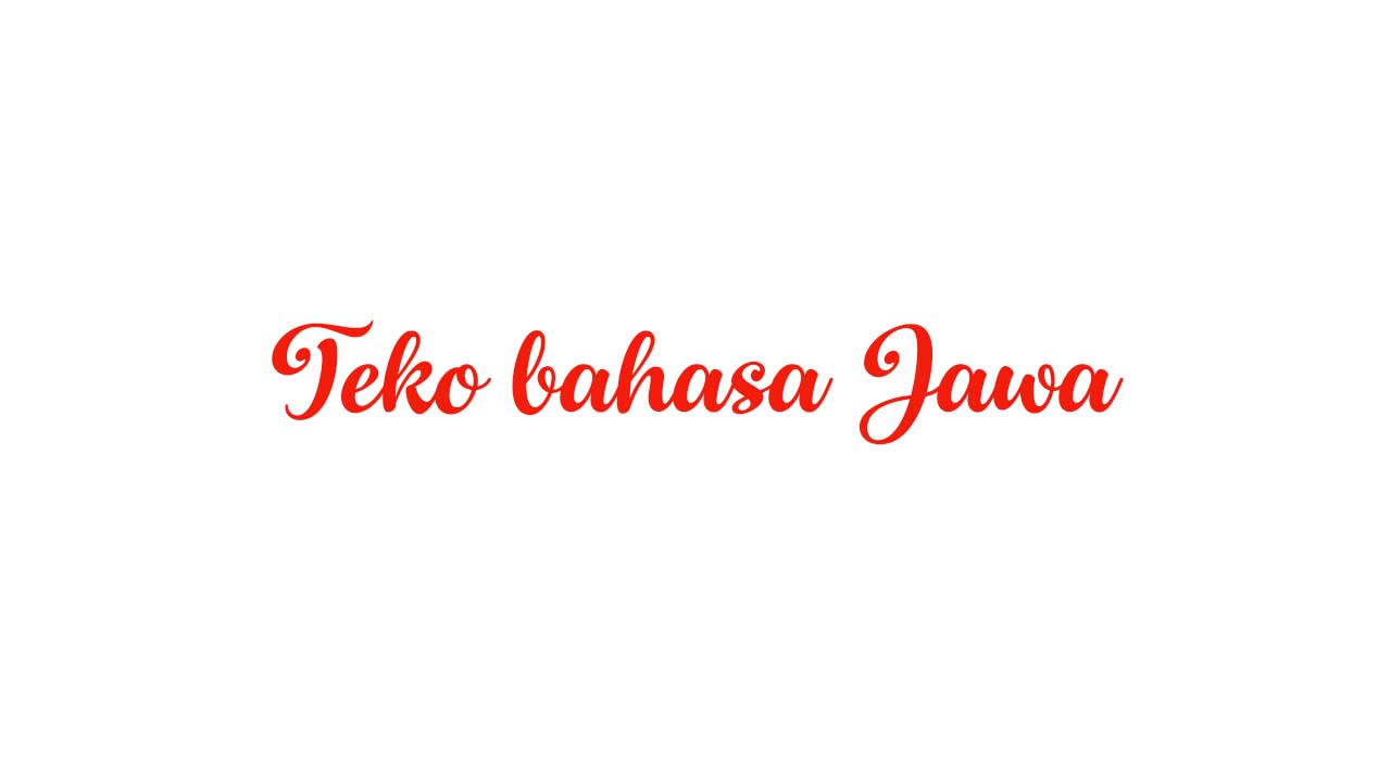 Memahami Arti Teko dalam Bahasa Jawa: Lebih dari Sekadar Alat Minum