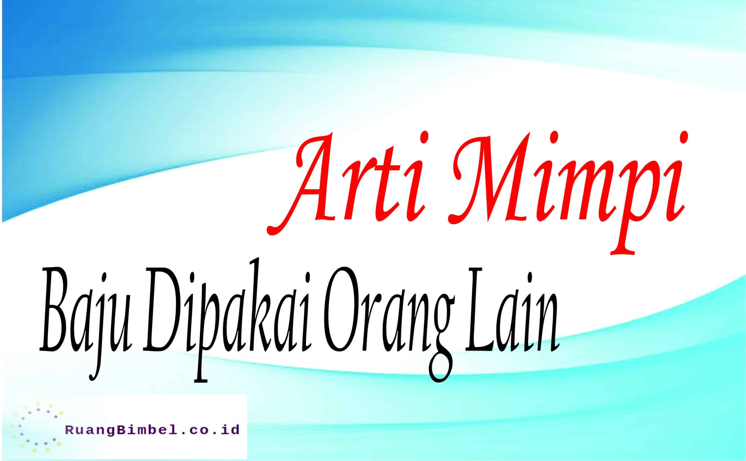 Memahami Makna di Balik Mimpi Memberi Baju ke Orang Lain