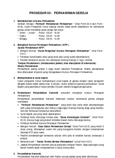 Memahami Surat Pemberkatan Nikah Gereja: Panduan Lengkap