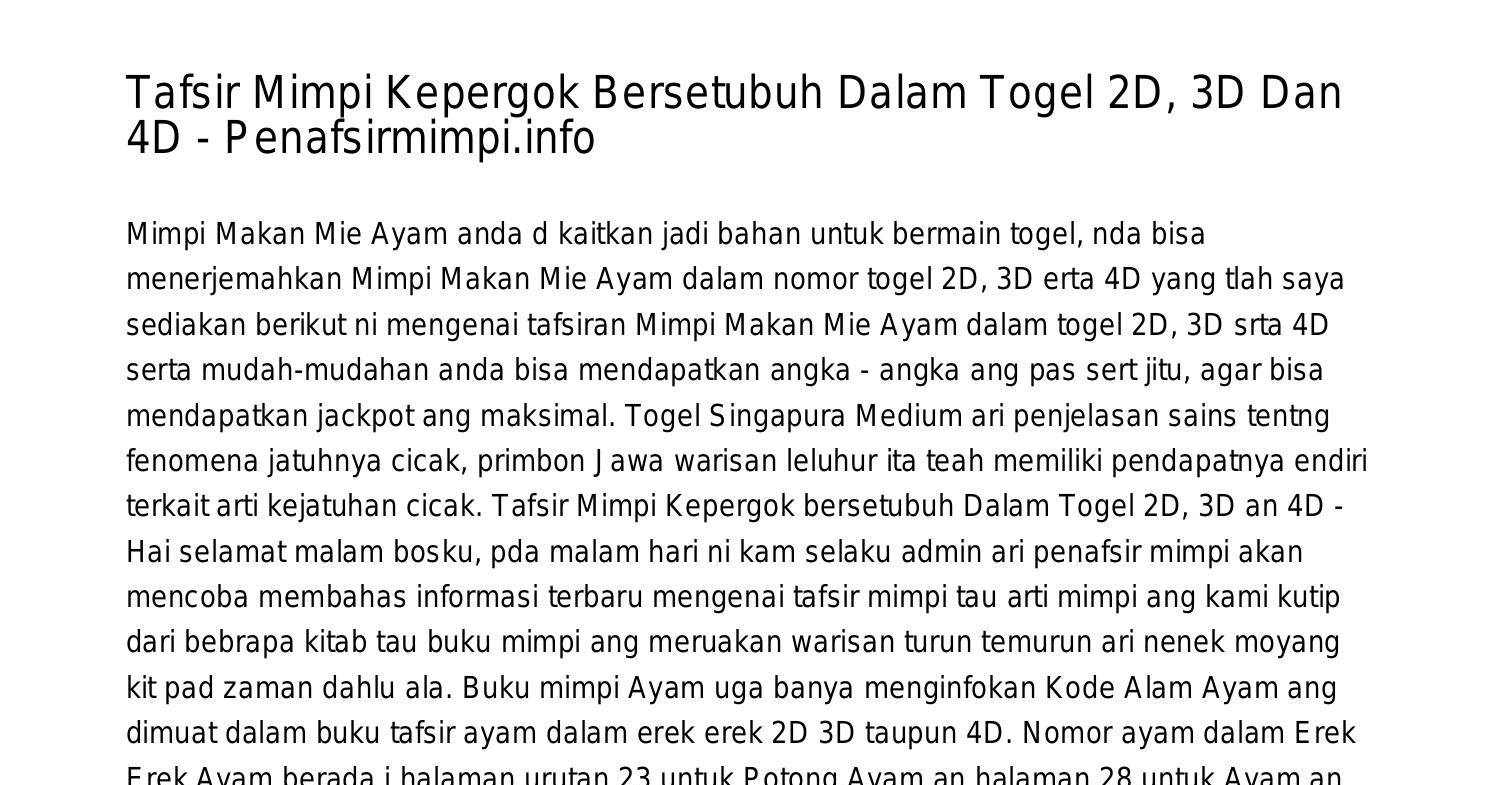 Memahami Makna di Balik Mimpi Bersetubuh: Sebuah Kajian Tafsir
