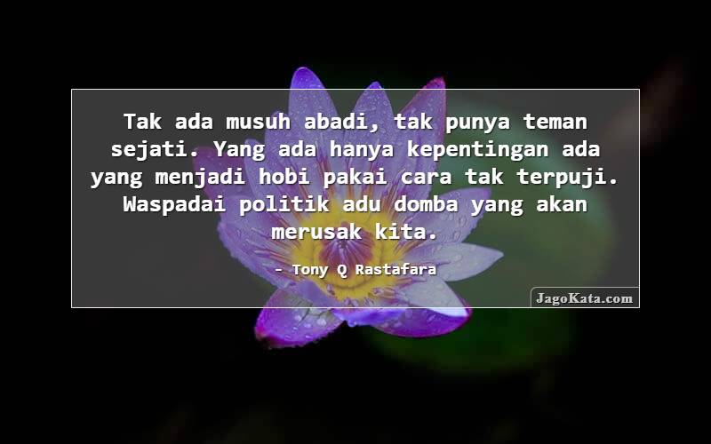 Tony Q Rastafara: Konsistensi Reggae di Indonesia